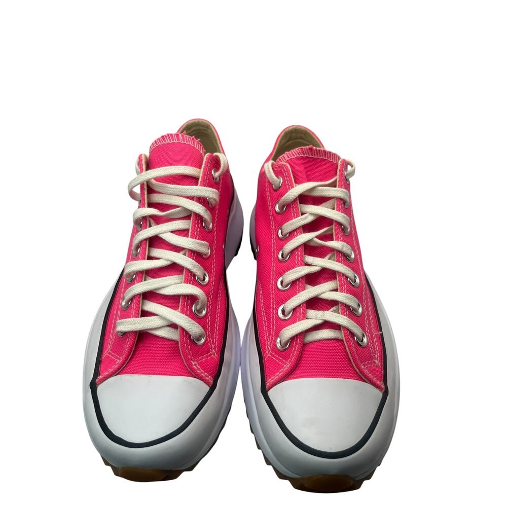 Converse Run Star Motion Neon Pink Platform Sneakers Low Top Womens 10 Mens 8.5 - Picture 3 of 7